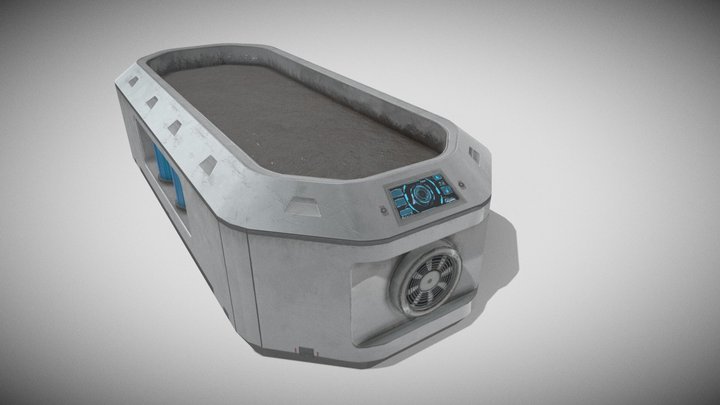 SciFi Plant Cradle 3D Model
