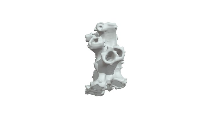 3D Coral Reef Modular Piece 3D Model