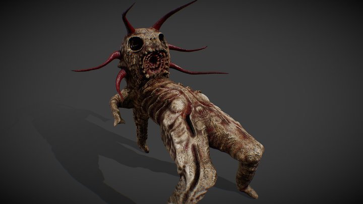 Abomination Horror Monster 3D Model
