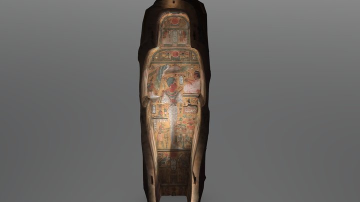 Egyptian Sarcophagus 3D Scan 3D Model