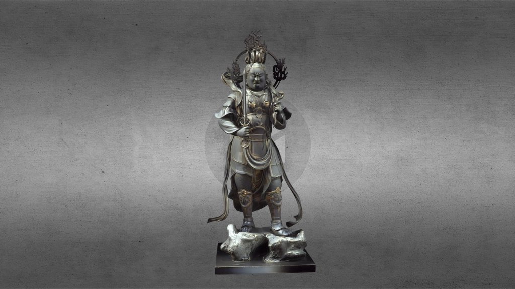 京都三十三間堂二十八部眾--裟伽羅龍王