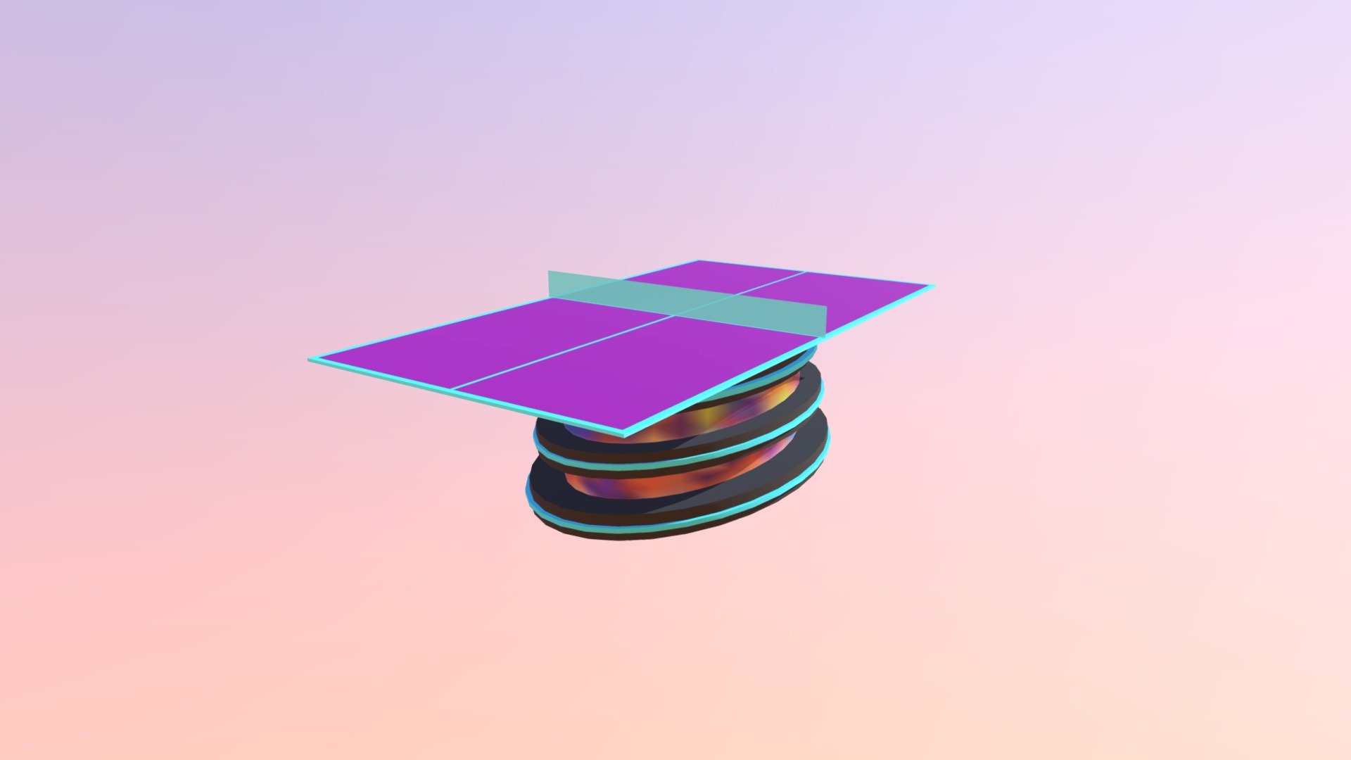 Table Tennis Table for Oculus Home