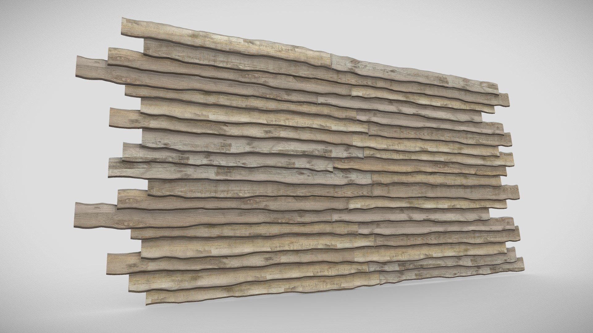 Unedged wood boards