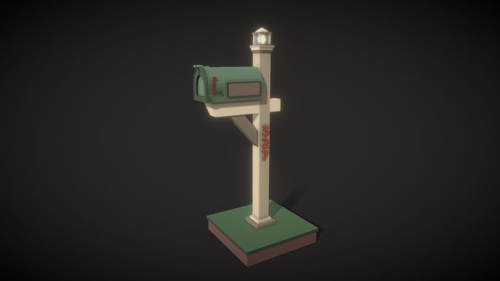 DZ Mail Box 3D Model