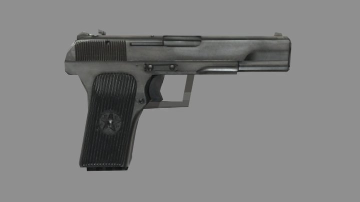 Tokarev [psx] – Free 3D Model STL