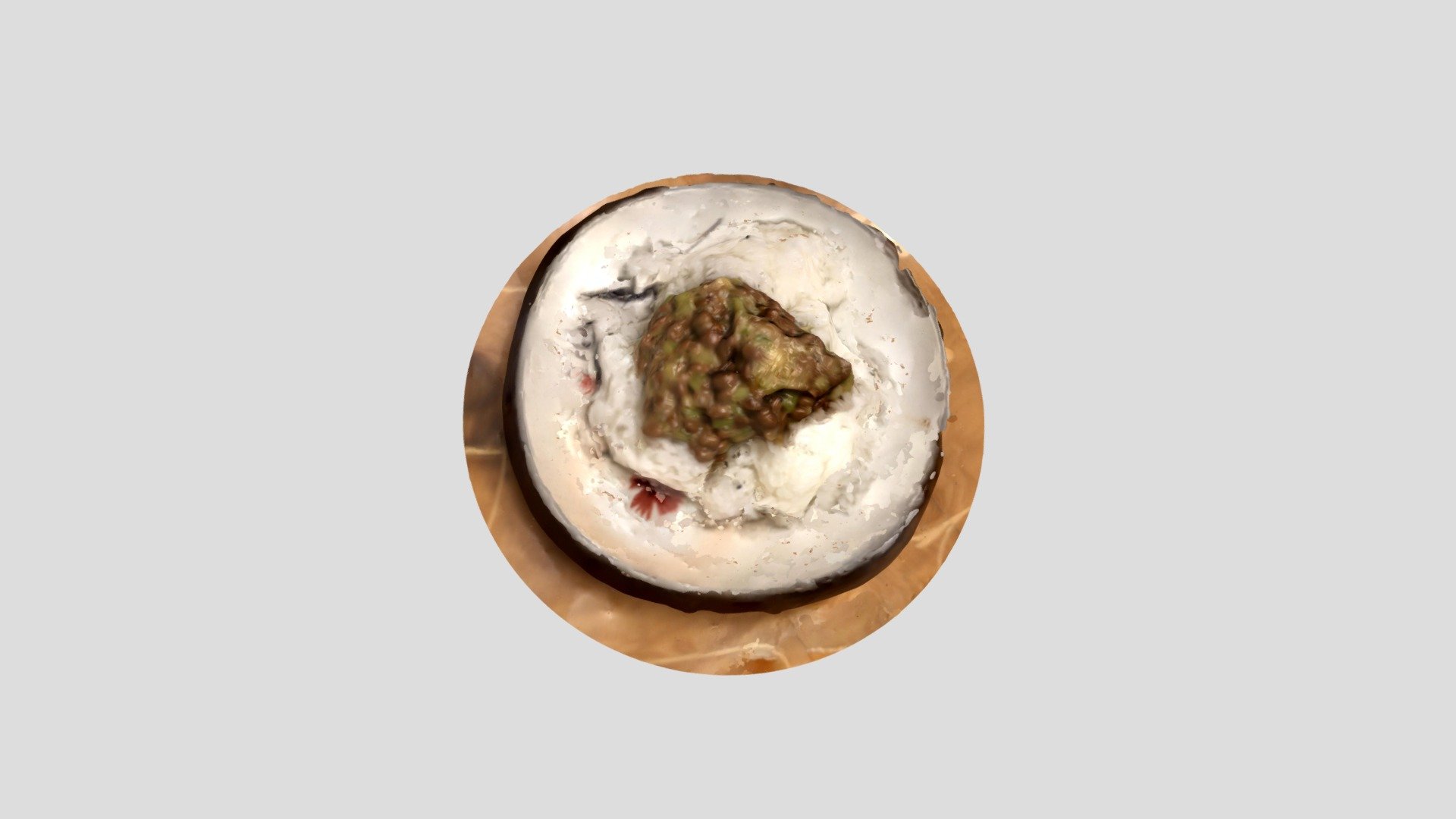 Natto witlh rice — Sketchfab embed 3D viewer
