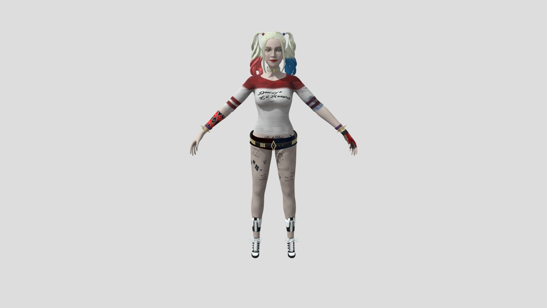 Harley Quinn - 3D model by WainOuO (@Best61245130) [eff3611] - Sketchfab