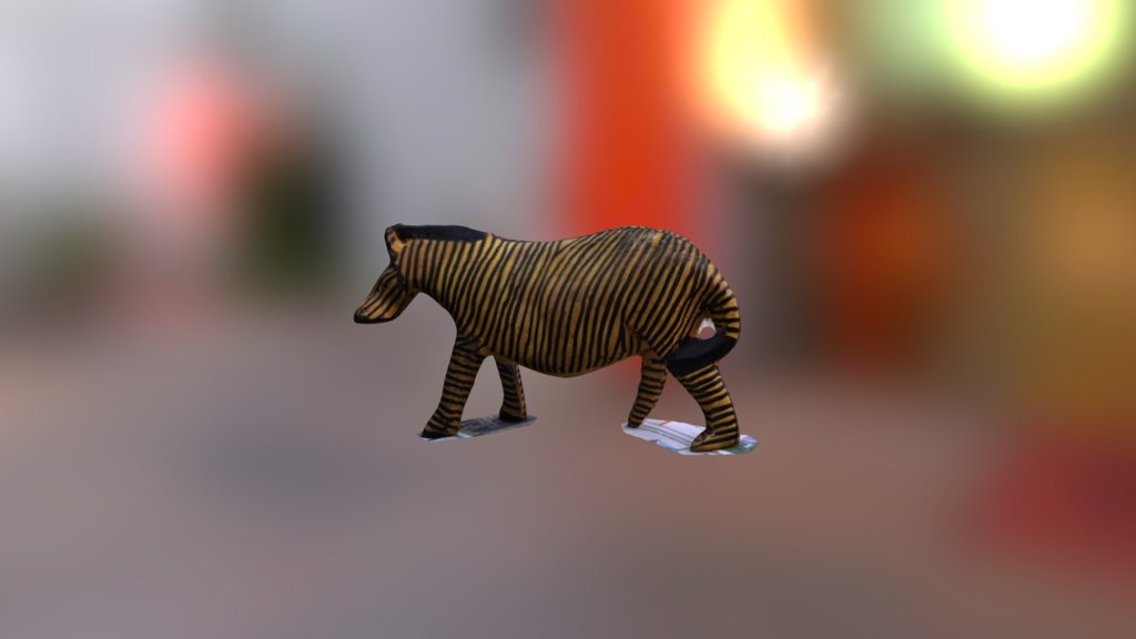 Wooden Zebra