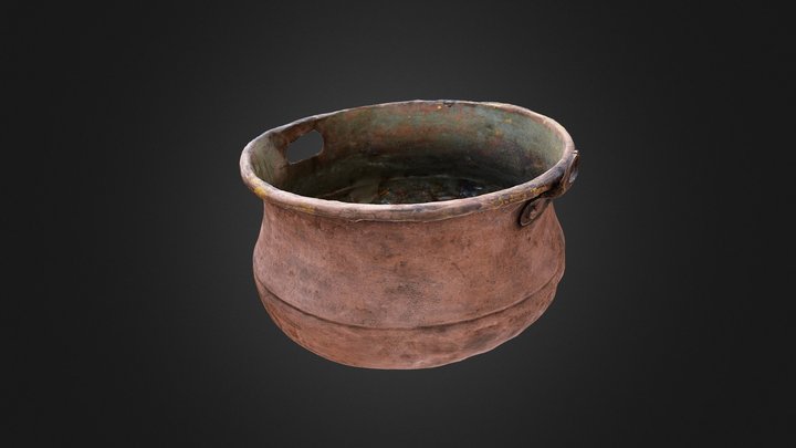 Aghiasmatar (cazan) din cupru de la Periam 3D Model