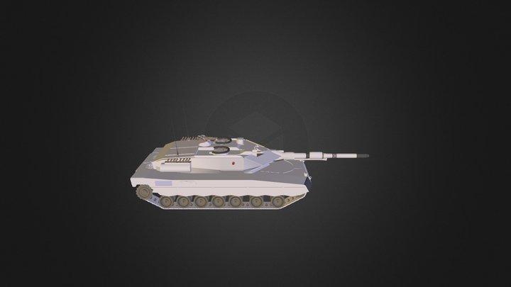 Leopard 3a5dk Afghanistan 3D Model