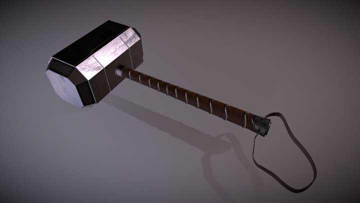 Thor Hammer - Mjölnir 3D Model