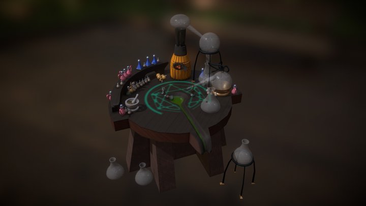 Alchemy bench 3D Model