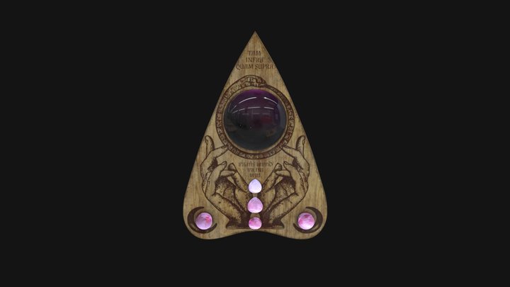 Ouija Planchette 3D Model