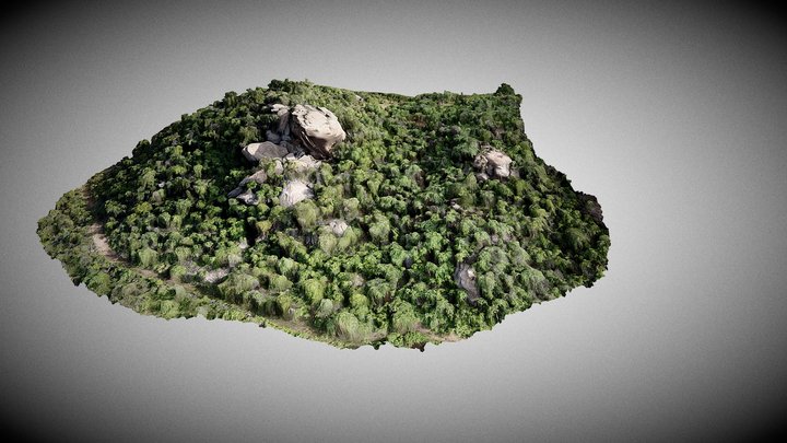 Pedra do Alexandre, Carnaúba dos Dantas - RN 3D Model
