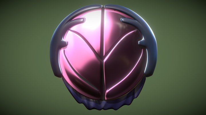 Hollow Knight Defender's Crest Charm FanArt 3D Model