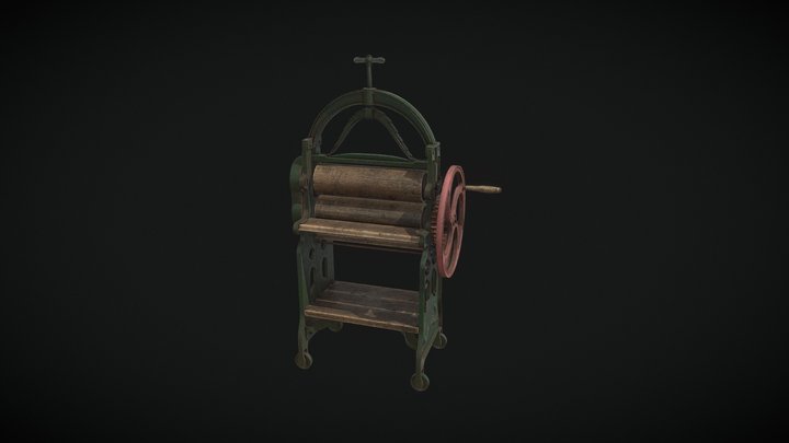 Antique Mangle 3D Model