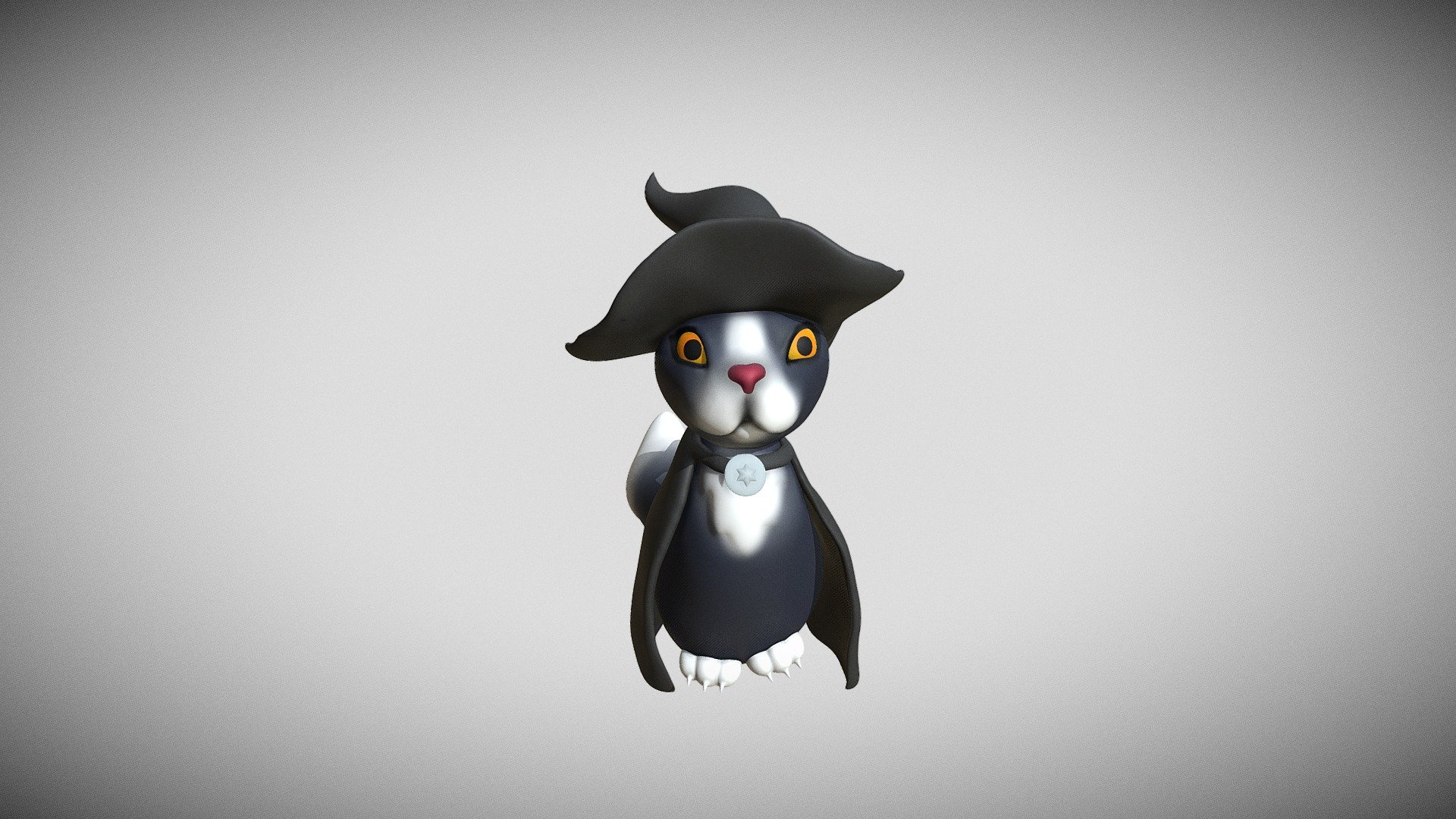 Wizard Kitty - Download Free 3D model by Orange (@Orange_) [eff895f ...