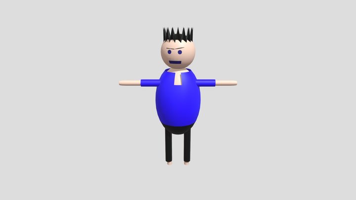 3d animation simpale carectar 3D Model