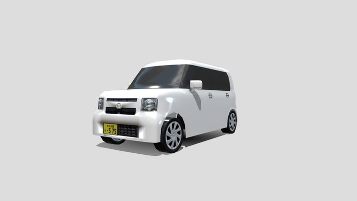 Daihatsu Move Conte (Low Poly) 3D Model