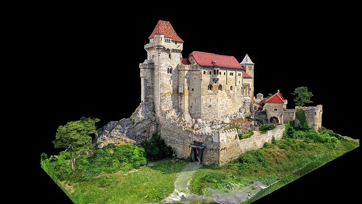 Liechtenstein Castle 3D Model
