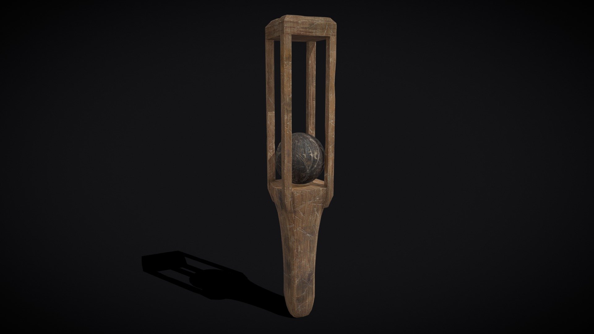 Rustic Medieval Baby Rattle Toy Buy Royalty Free 3D model by