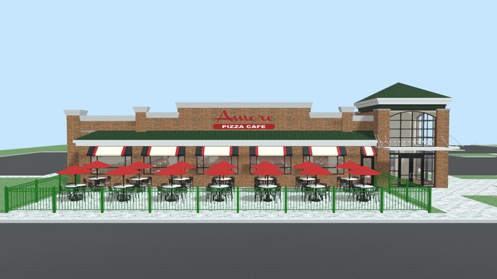 Amore Pizza Cafe – Modelo 3D gratuito STL