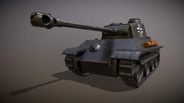 panther tank 3D Model