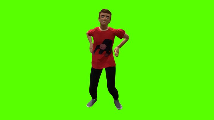 Macarena Dance 3D Model