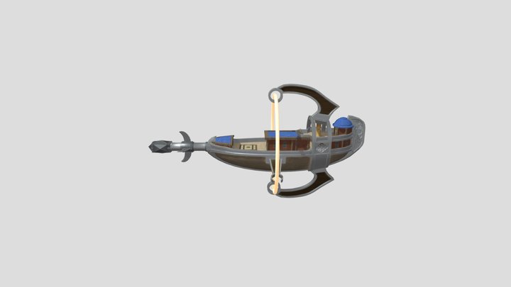 Eberron Pirate Airship 3D Model