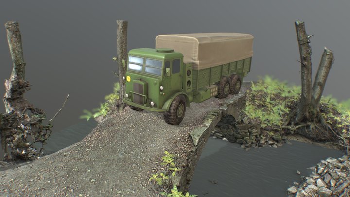 Truck Leyland Hippo Publish version 3D Model