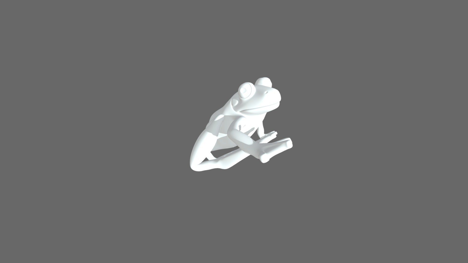First frog from Frogs 3D Zoetrope animation