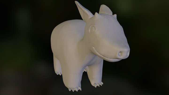 Companion Creature 3D Model
