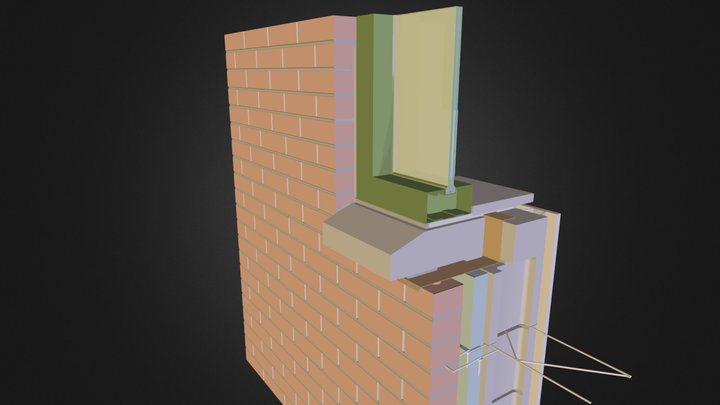 cerramiento tradicional 02.dae 3D Model