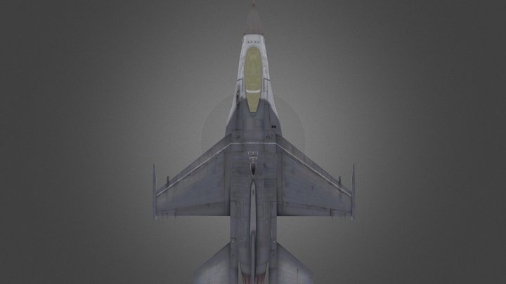 F-16A Fighting Falcon 3D Model