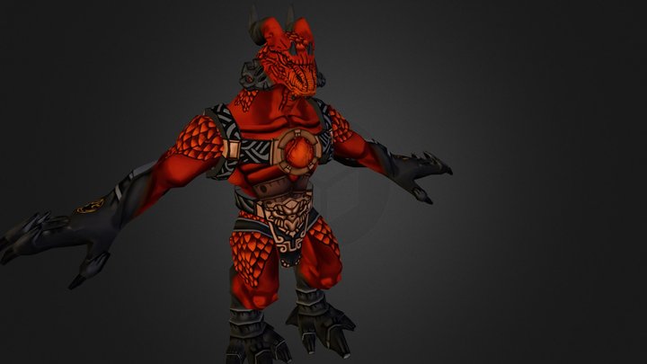 dragonkinFiremaster 3D Model