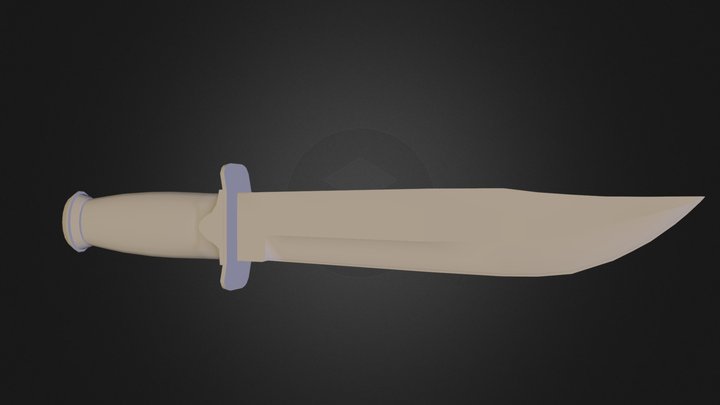 Marine Knife 3D Model