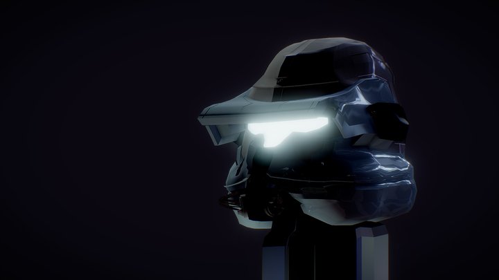 Havoc Helmet Concept Recolor 3D Model