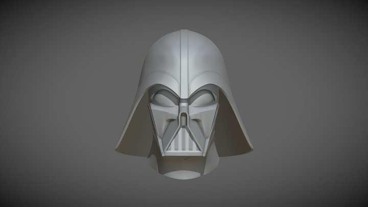 Star Wars Rebels Darth Vader Helmet Model. 3D Model