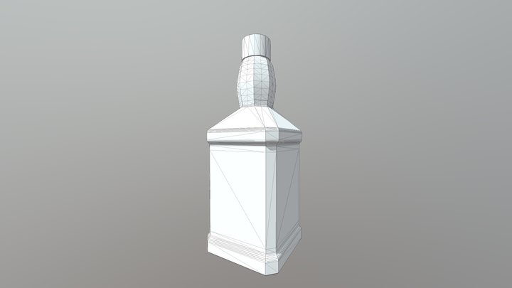 Jack Daniels Bottle 3D Model