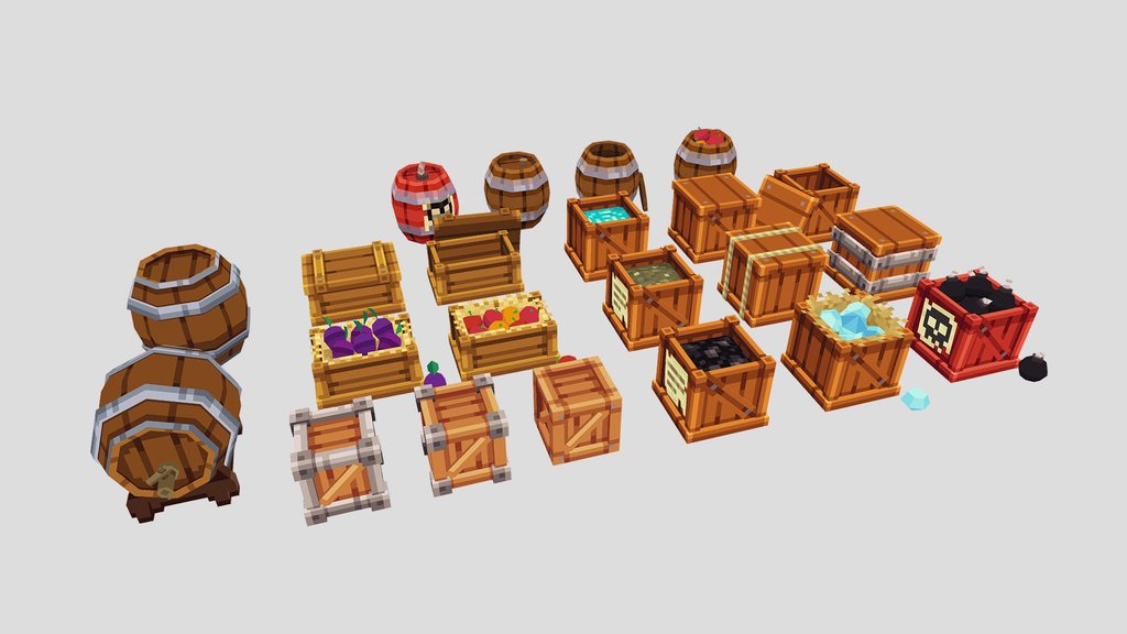 Crates and barrels