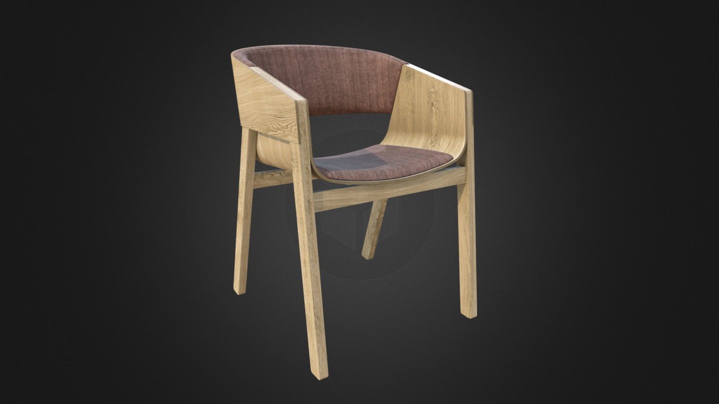 Merano Armchair by Ton - 3D model by Gennadii Voloshin (@v_gennadii ...