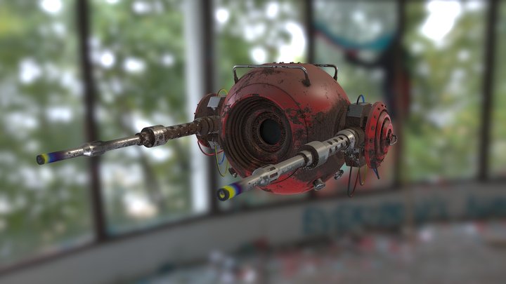 Guard robot 3D Model
