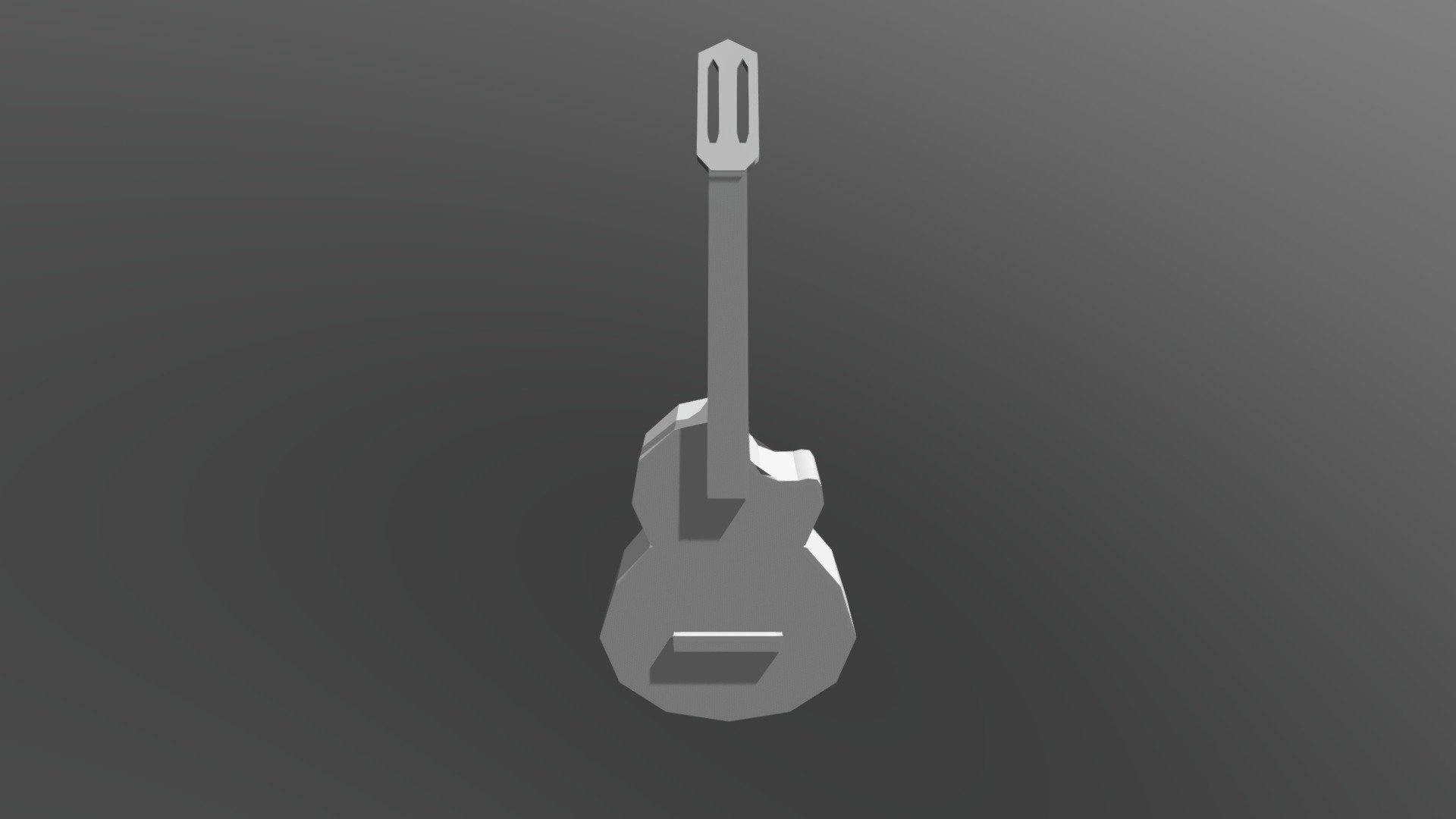 Gitar Siluet - 3D model by zevs (@Holydust) [f001ebe] - Sketchfab