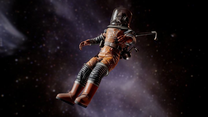 3December2021.18 - "Astronaut" 3D Model