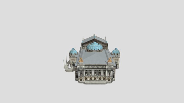 Opera Garnier 3D Model