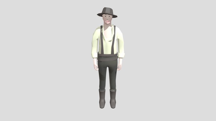 Enemy Melee Character 3D Model