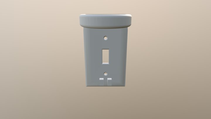 Light-switch-single-tray 3D Model