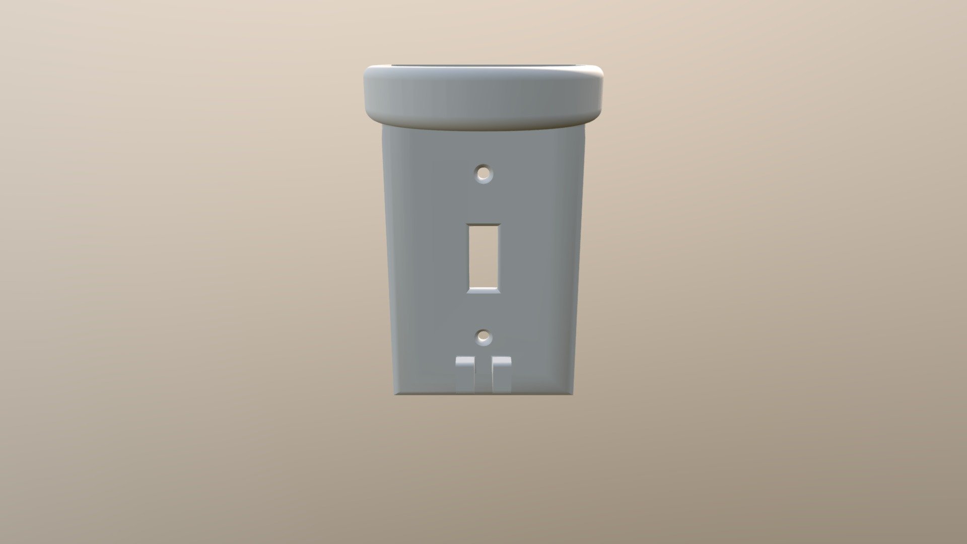 Light-switch-single-tray