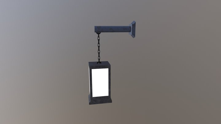 Simple Lamp 3D Model
