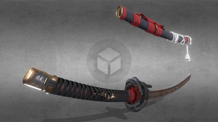 Dragon Blade 3D Model